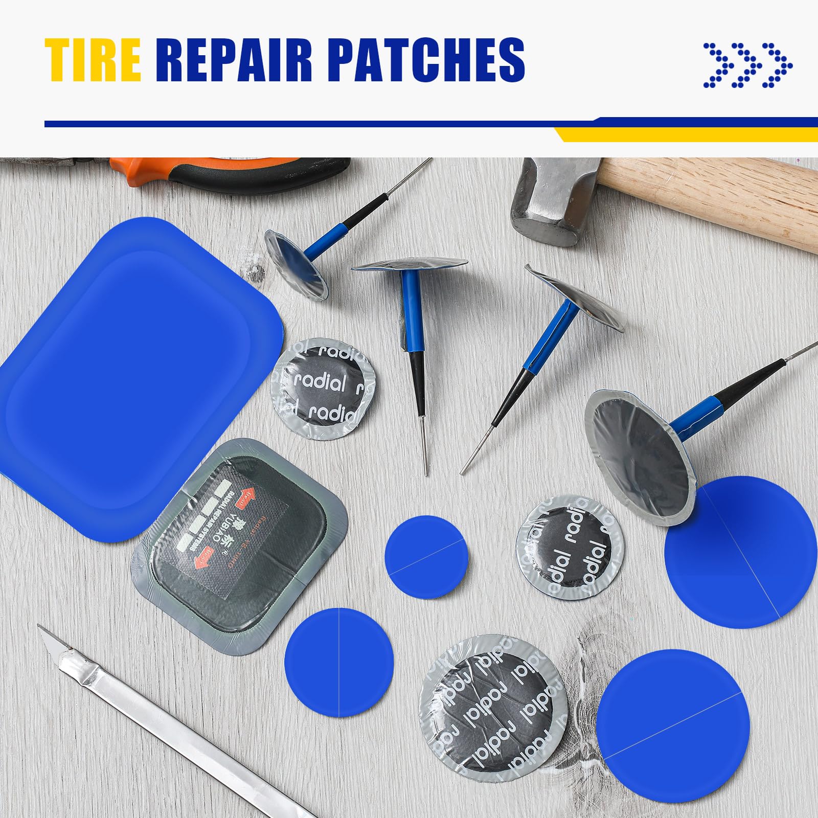 Tallew patch kit demonstrated for easy, on-the-go tire repairs