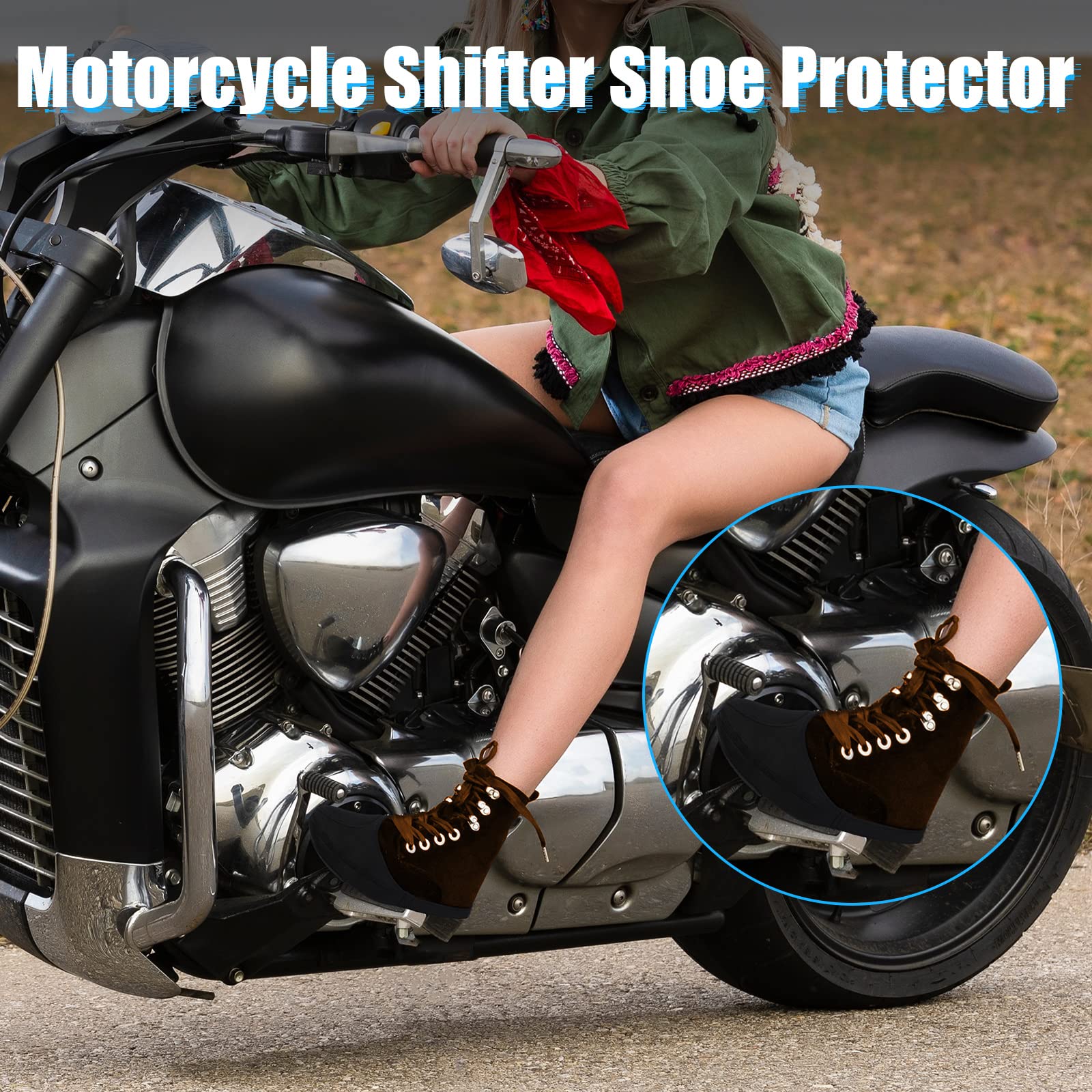 Tallew two-pack motorcycle shoe protectors ready for riders.
