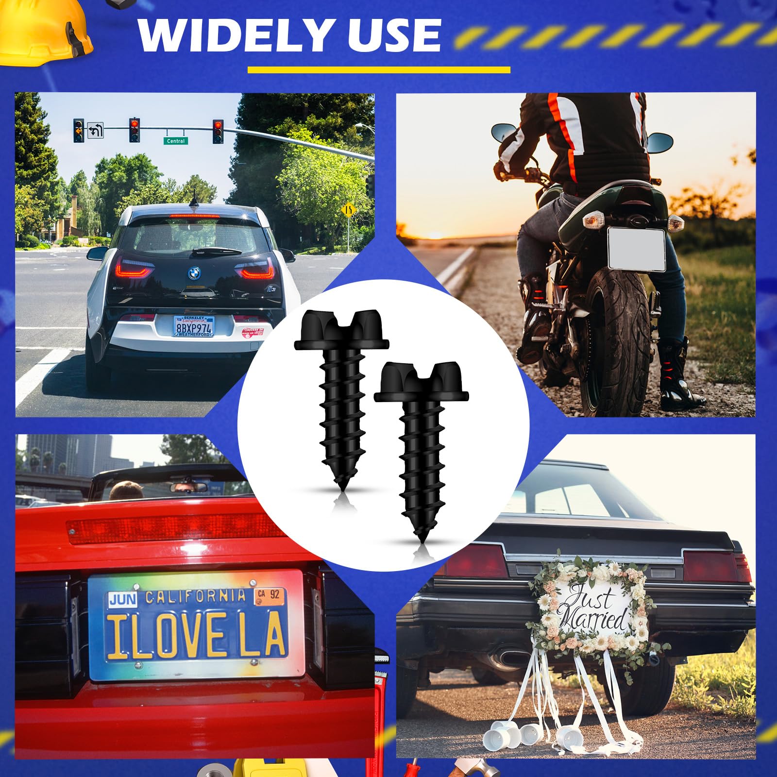 Tandefio 100-pack screws ideal for dealer workshops