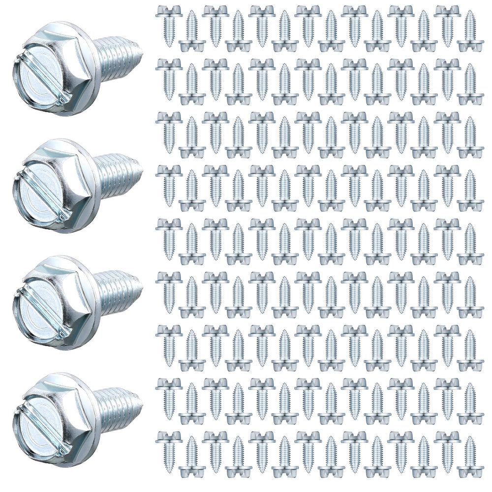 Tandefio 100-piece bulk license screws for front and rear plates