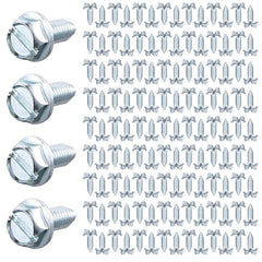 Tandefio 100-piece bulk license screws for front and rear plates