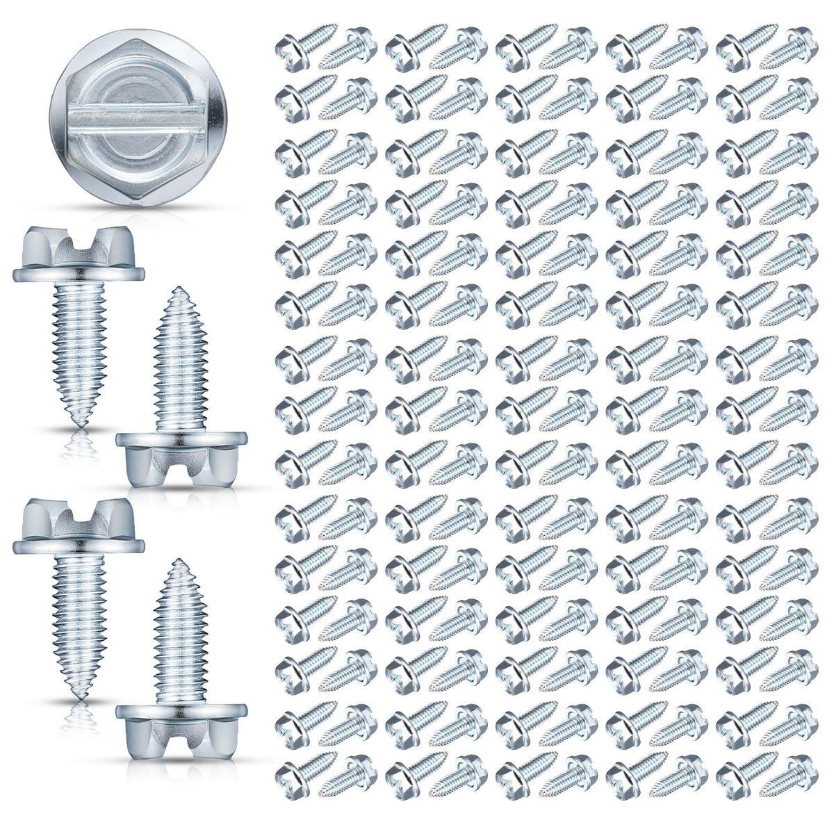 Tandefio license screws bulk pack for quick repairs and replacements