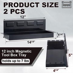 Tandefio screwdriver holder with magnet provides quick access to hand tools.