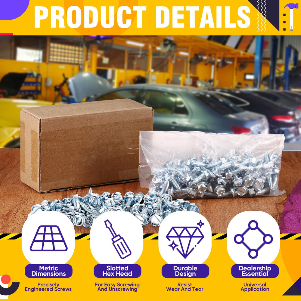 Tandefio slot hex-head screws for easy tightening with screwdriver