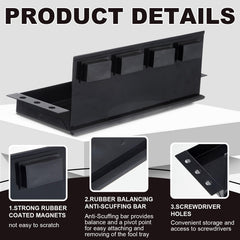 Tandefio tool shelf for hand tools keeps garage items accessible.
