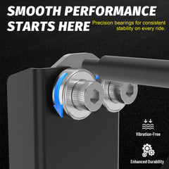 Tanfix centering cones setup enables quick, accurate wheel balancing.