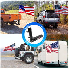 Tanfix rustproof powder-coated flagpole holder ready for all-weather use.