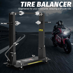 Tanfix balance stand side profile highlighting sturdy base for rugged use.