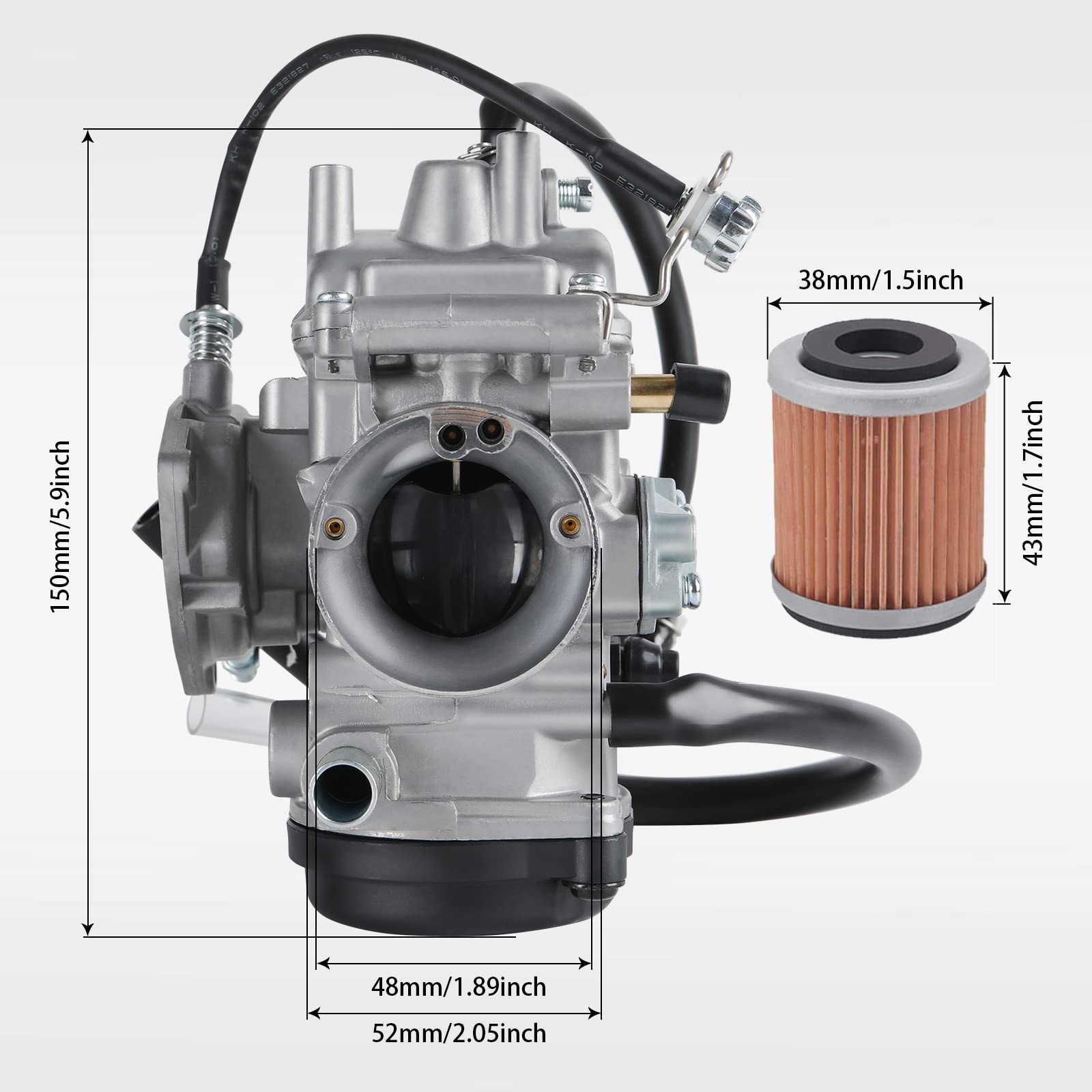 TANG Yamaha Kodiak 400 YFM400 carburetor with precise fitment