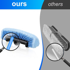 Tanlade large coverage brushes reach multiple angles for faster cleaning.