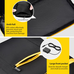 Double zippers on the Tanmqin bag allow quick, reliable access to gear.
