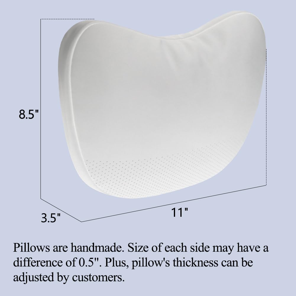 Includes two pillows and replacement straps for easy setup