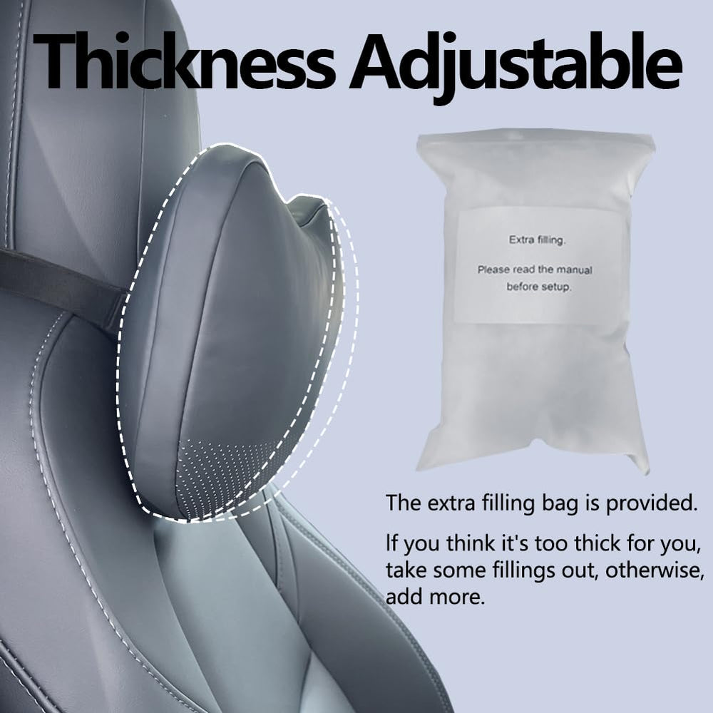 TANOLA TESBEAUTY headrest adjustable thickness feature for personalized comfort