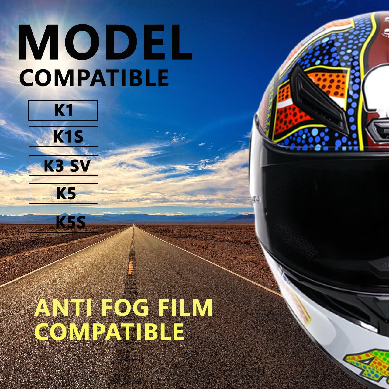 TAOHOM K3SV visor clarity enhances distant perception in bright light