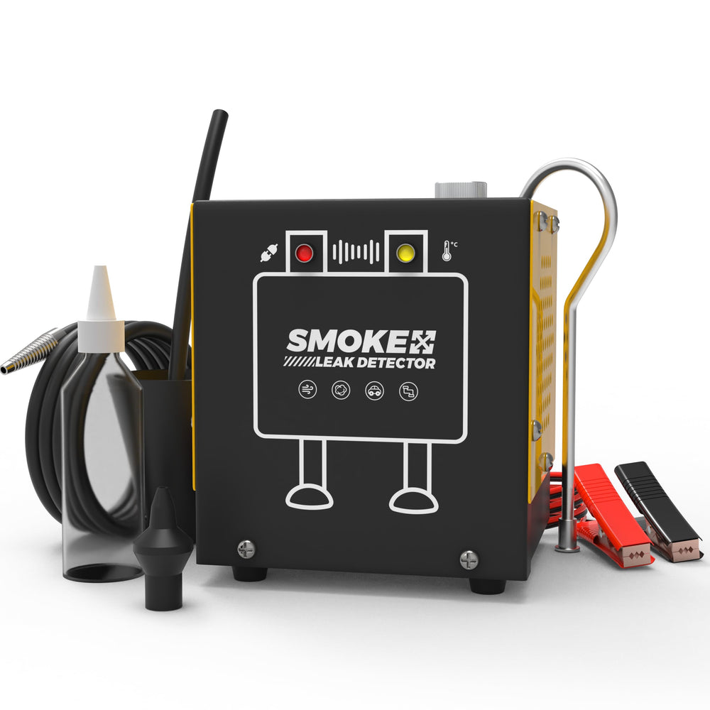 TAOPOWER Smoke Machine front view showing compact design for quick on-site diagnostics.