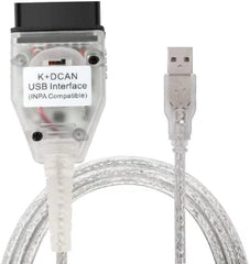 Taotao K+CAN cable with switch for BMW diagnostics via D-CAN and K-CAN.