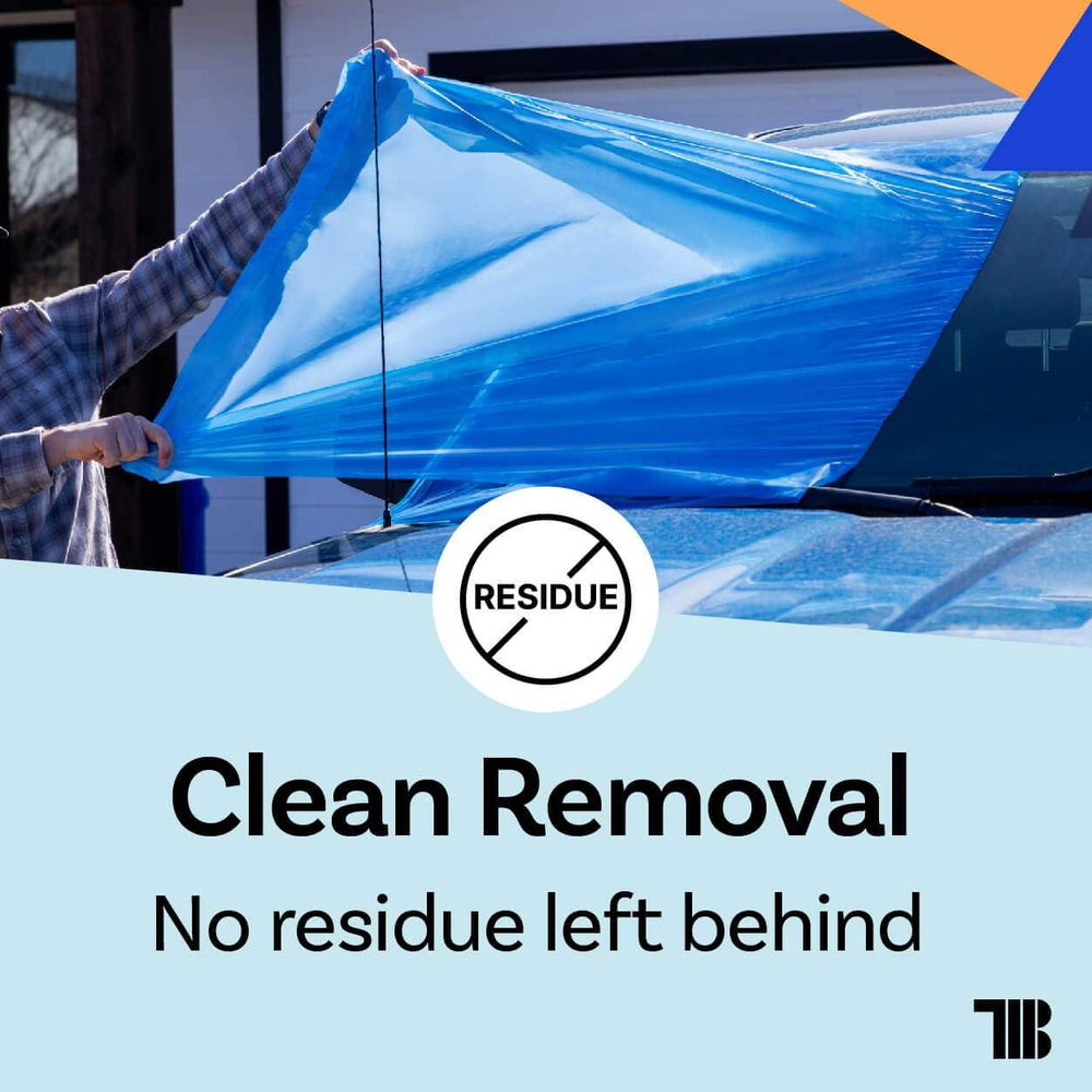 TapeManBlue American-made collision wrap for reliable temporary coverage.