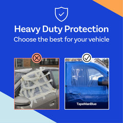 TapeManBlue American-made collision wrap for durable temporary protection