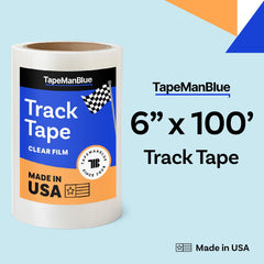 TapeManBlue protective film clear car wrap guards against debris and bugs.