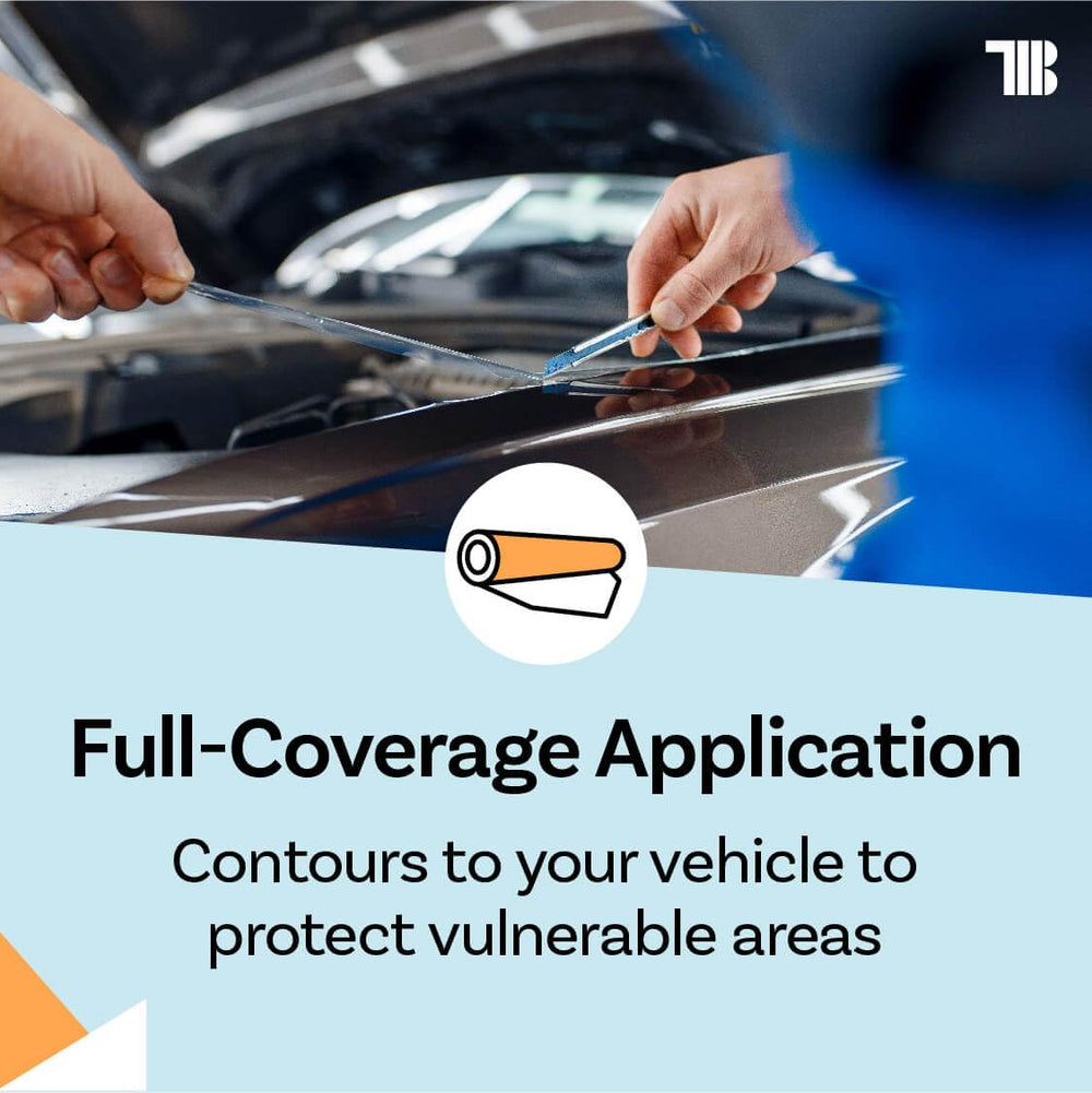 TapeManBlue track tape supports road trips and car transport by shielding the finish.