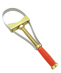 Taruimoo oil filter wrench with adjustable strap for large filters, secure grip during removal
