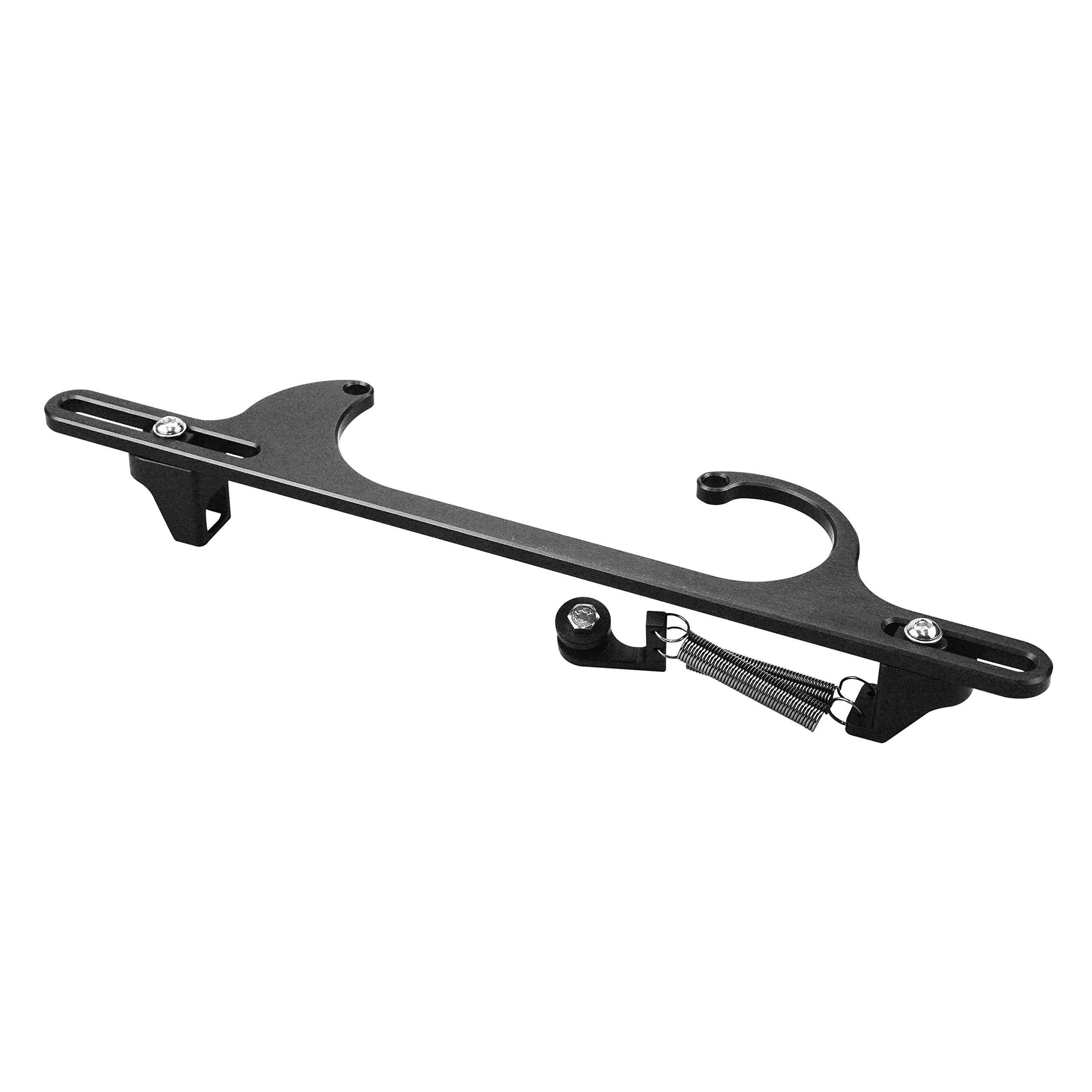 Back view highlighting black finish and mounting points
