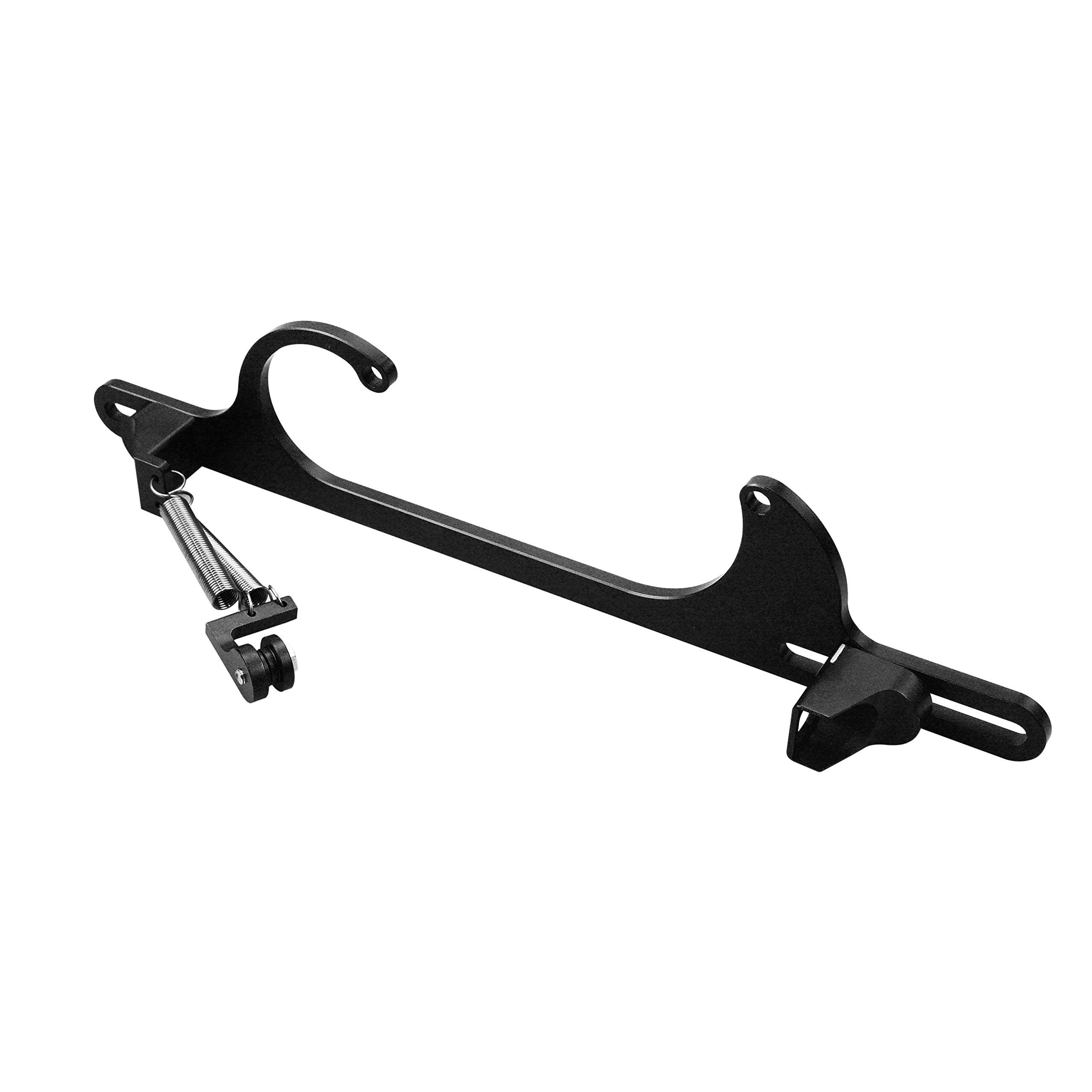 TASAN RACING throttle bracket in black for Holley 4150/4160 shown