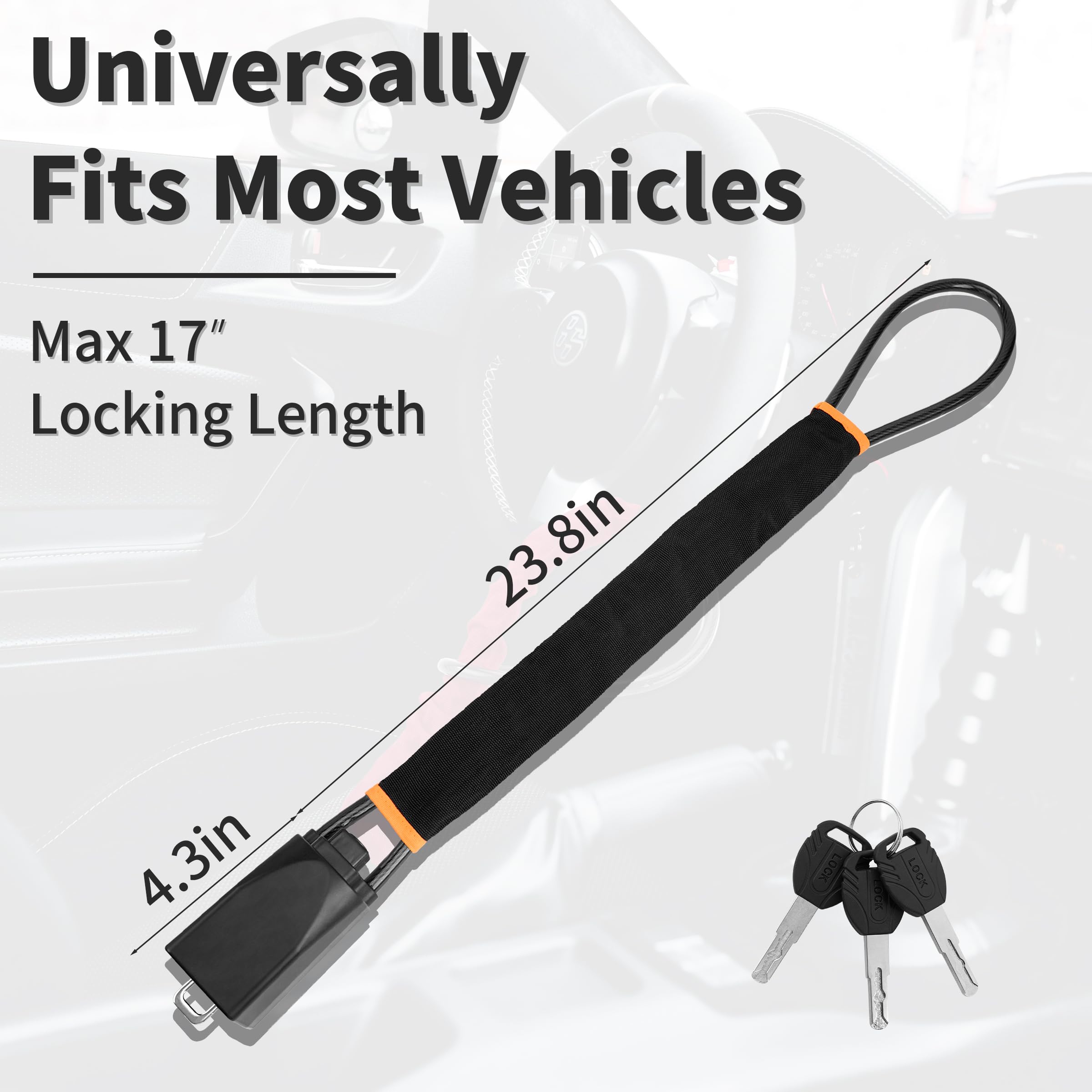 TaShow 5mm thickened steel cable provides strong resistance to cutting.