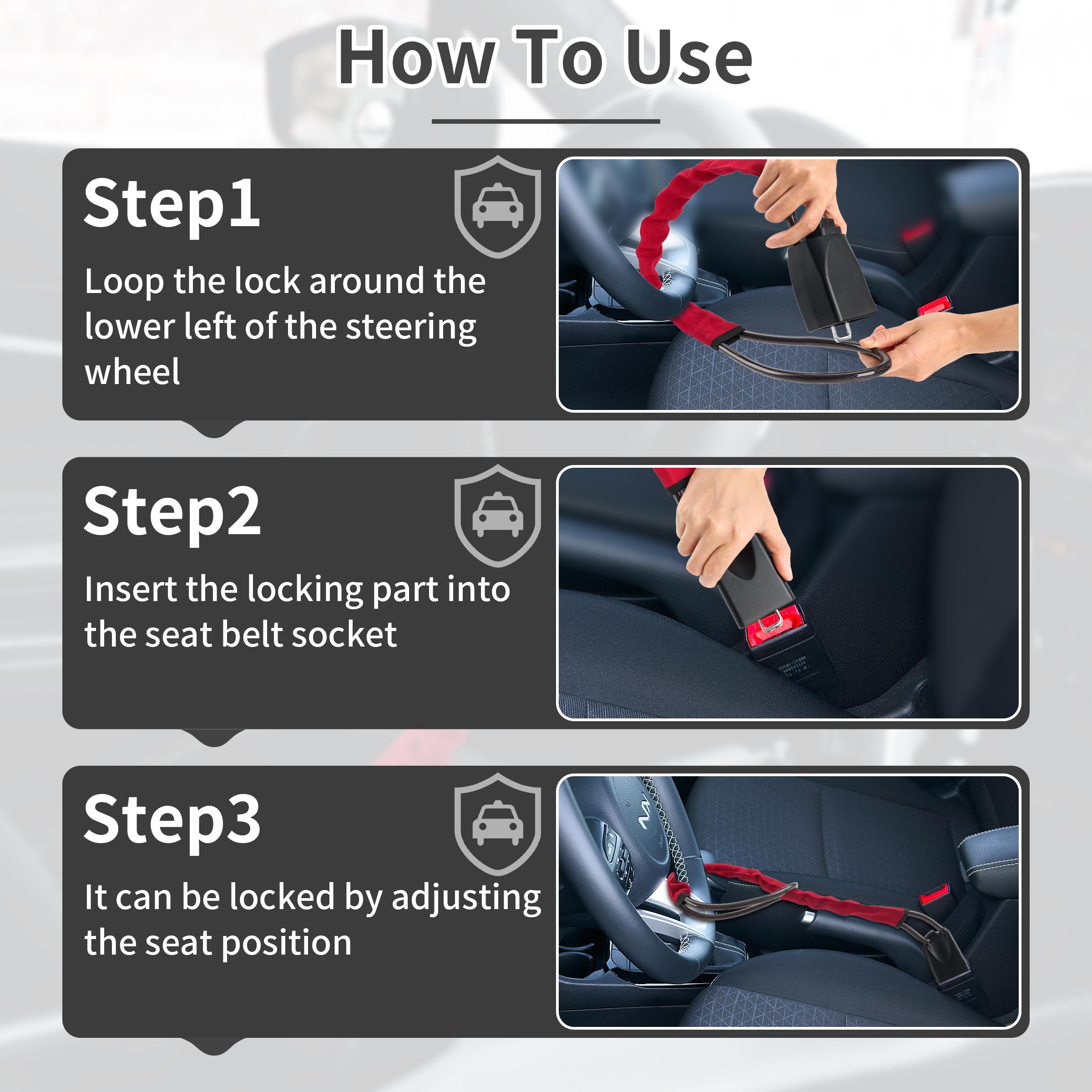 TaShow high-visibility finish acts as a theft deterrent.