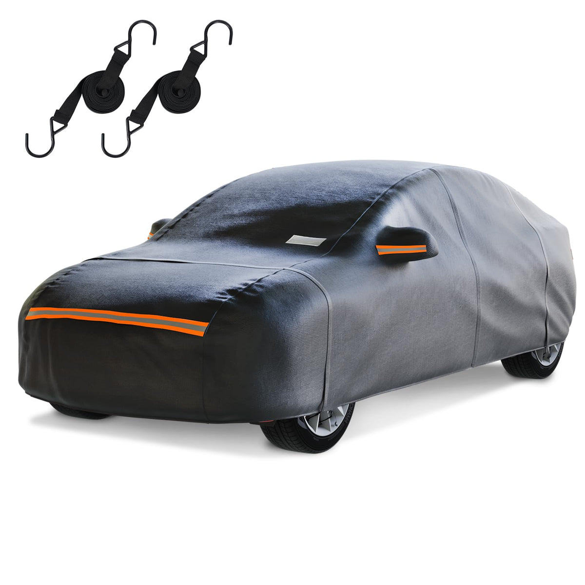 TATATOO sedan car cover waterproof all-weather protects a parked car from rain and sun