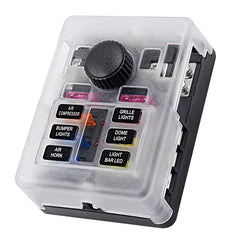 Tatida 12V fuse block waterproof 6-way for organized automotive wiring