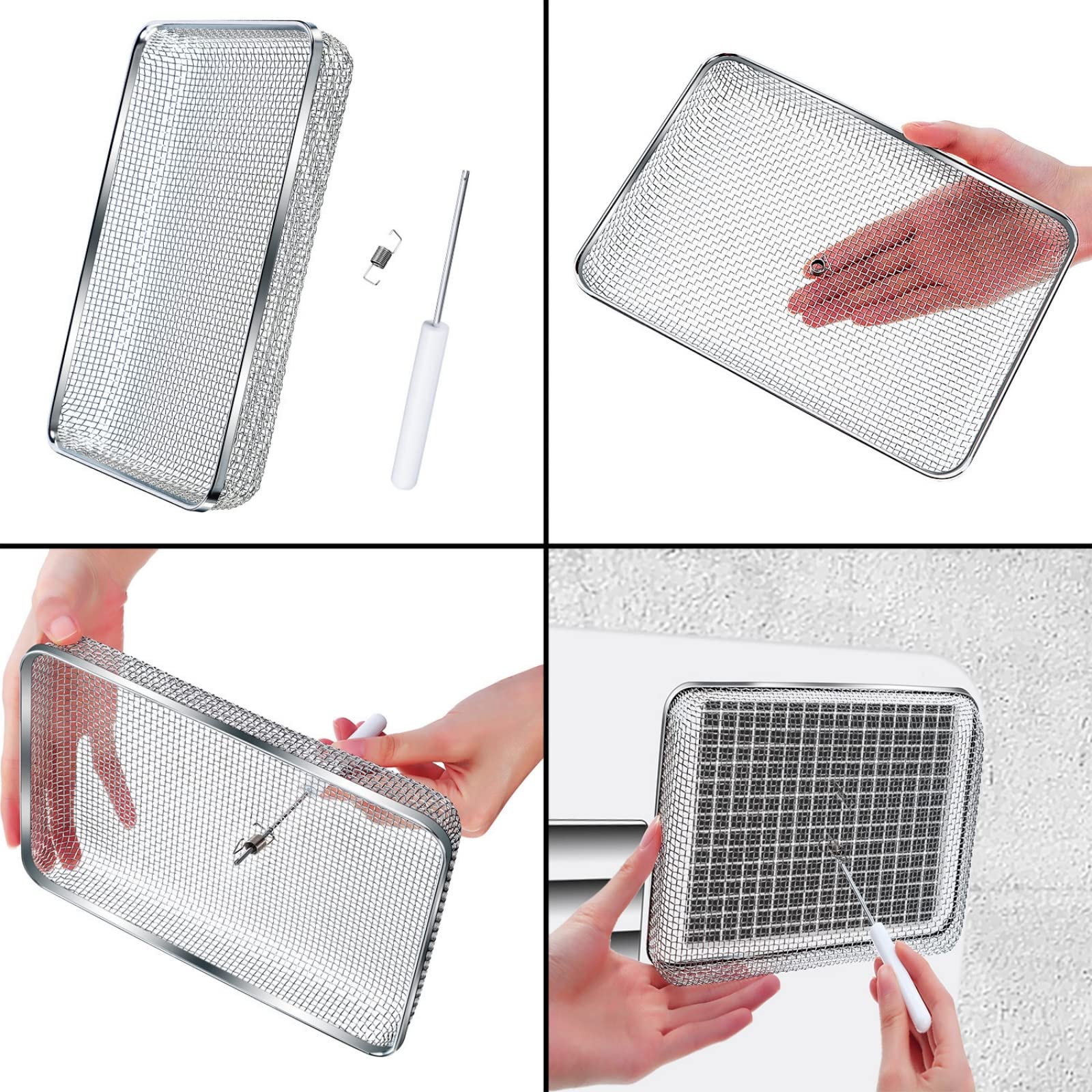 Tatuo stainless steel mesh screen close-up shows durable, corrosion-resistant construction.