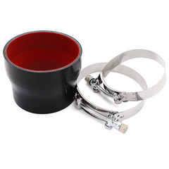 Close-up of Taukealugs silicone hose showing robust material and flexibility