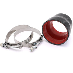 Taukealugs stainless steel T-bolt clamps secure turbo connections
