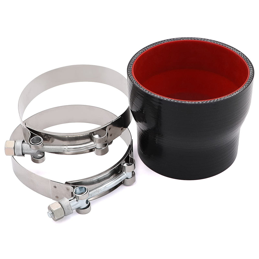 Taukealugs straight reducer coupler 3in-3.5in silicone for turbo piping