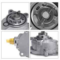 TAUTO brake booster vacuum pump installed in a vehicle shows OE fit for Ford and Jaguar Land Rover.