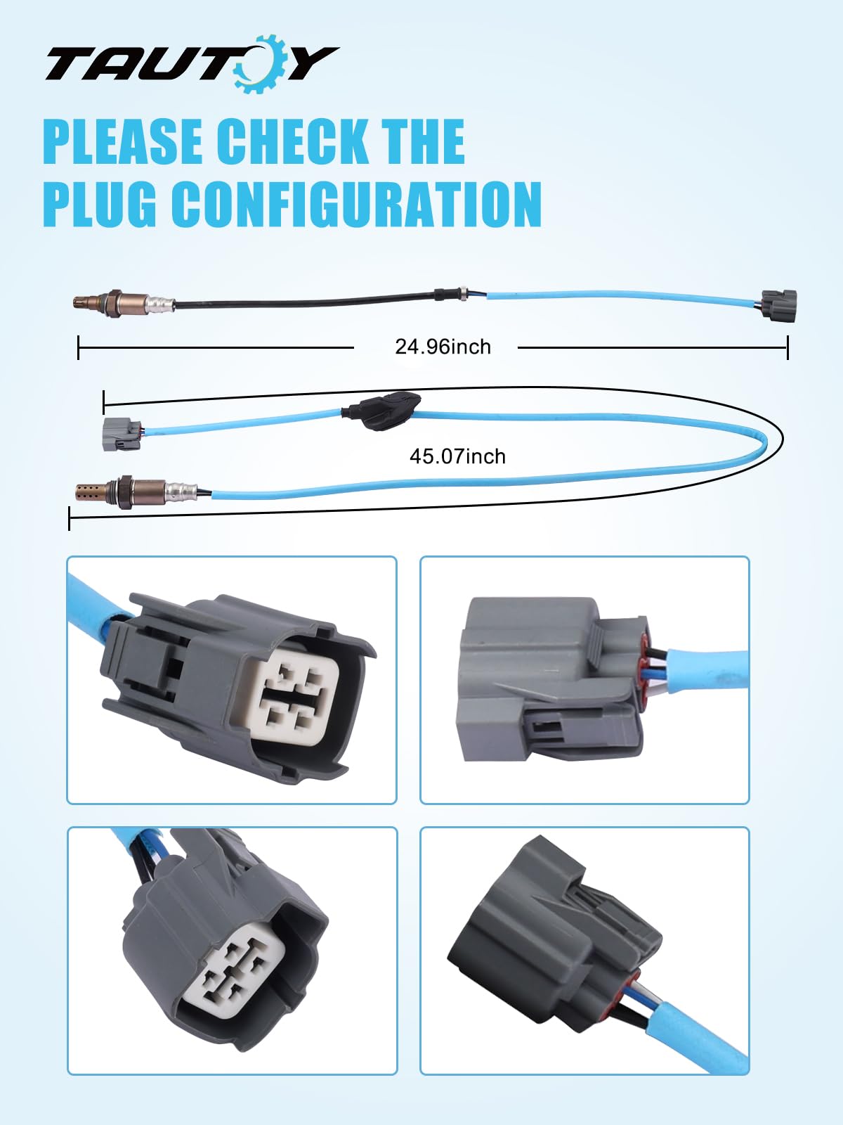 TAUTOY downstream oxygen sensor 234-4797 supports precise exhaust gas measurement for Accord