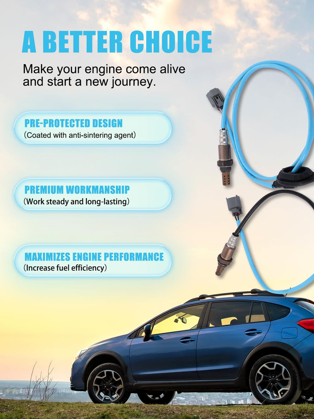 TAUTOY Honda Accord O2 sensor installation-ready kit supports easy replacement