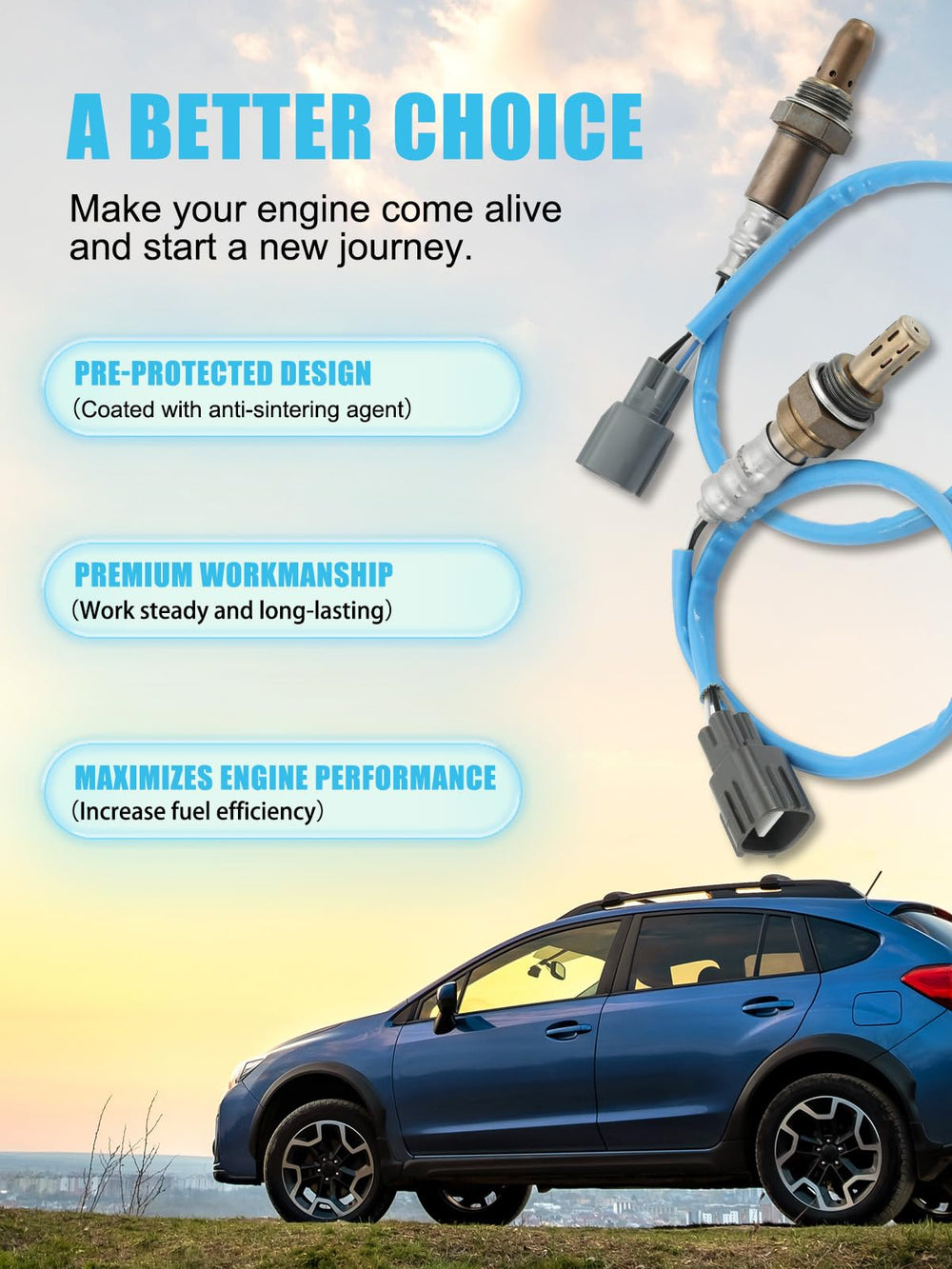 TAUTOY oxygen sensor kit enhances engine performance and potential emissions control.