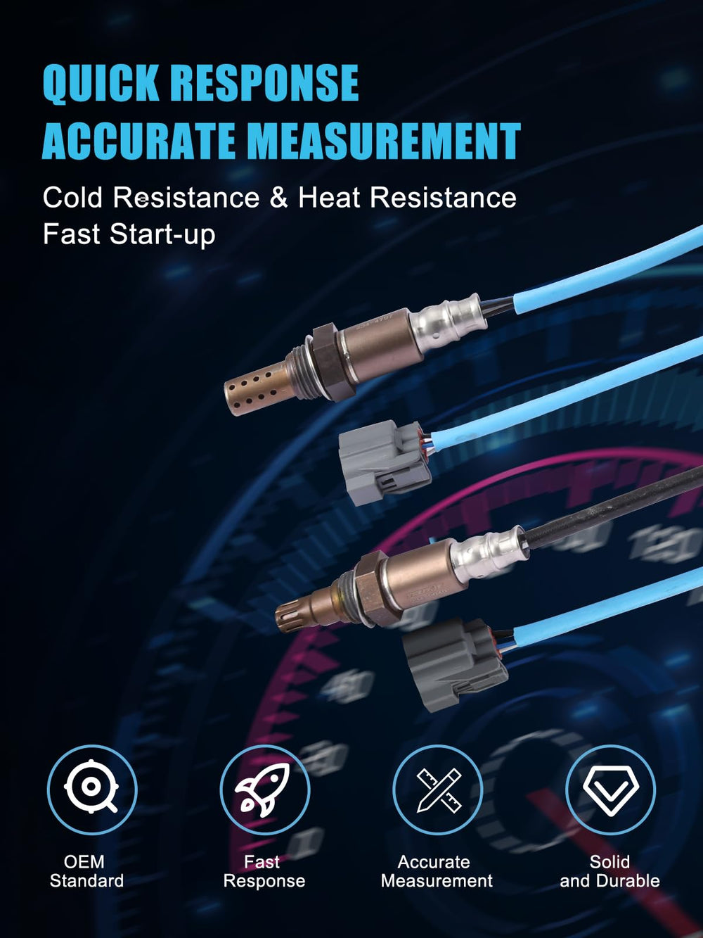 TAUTOY stainless steel O2 sensor body for durable performance and long life