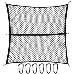 TAUYANG cargo net for Jeep Gladiator in 4x4 setup securing cargo during transit