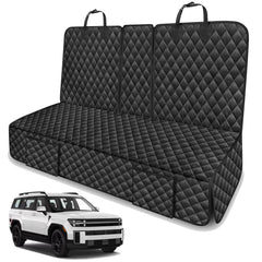 TAUYANG backseat-fit dog cover for Hyundai Santa Fe protects upholstery from pets and dirt