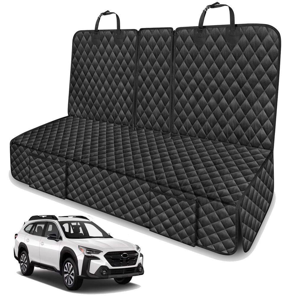 TAUYANG dog seat cover for Subaru Outback back seat provides waterproof protection against dirt and fur