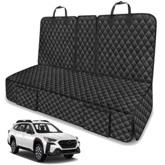 TAUYANG dog seat cover for Subaru Outback back seat provides waterproof protection against dirt and fur