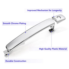TAYATUO door handle for Infiniti FX35 left front provides easy replacement and reliable operation