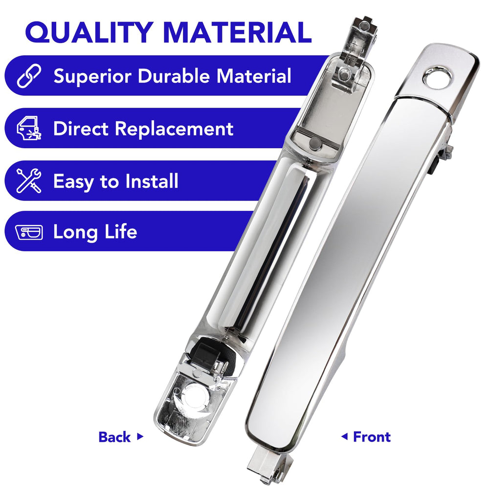 TAYATUO chrome finish door handle delivers durable performance and long-lasting use