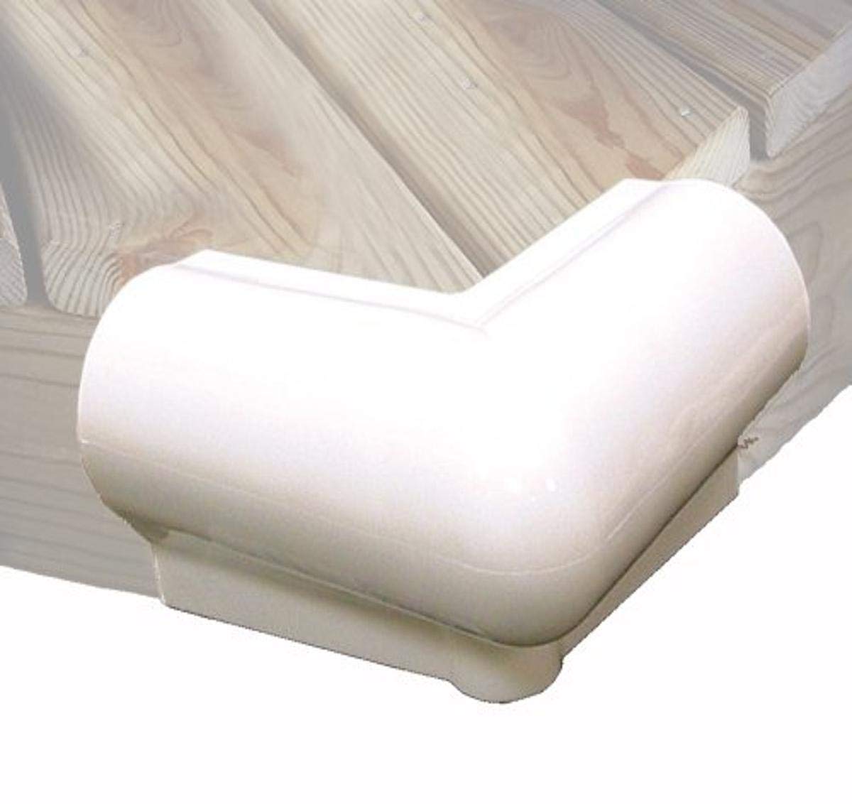 TaylorMade 90-degree dock corner bumper in white protects boat edges during docking.