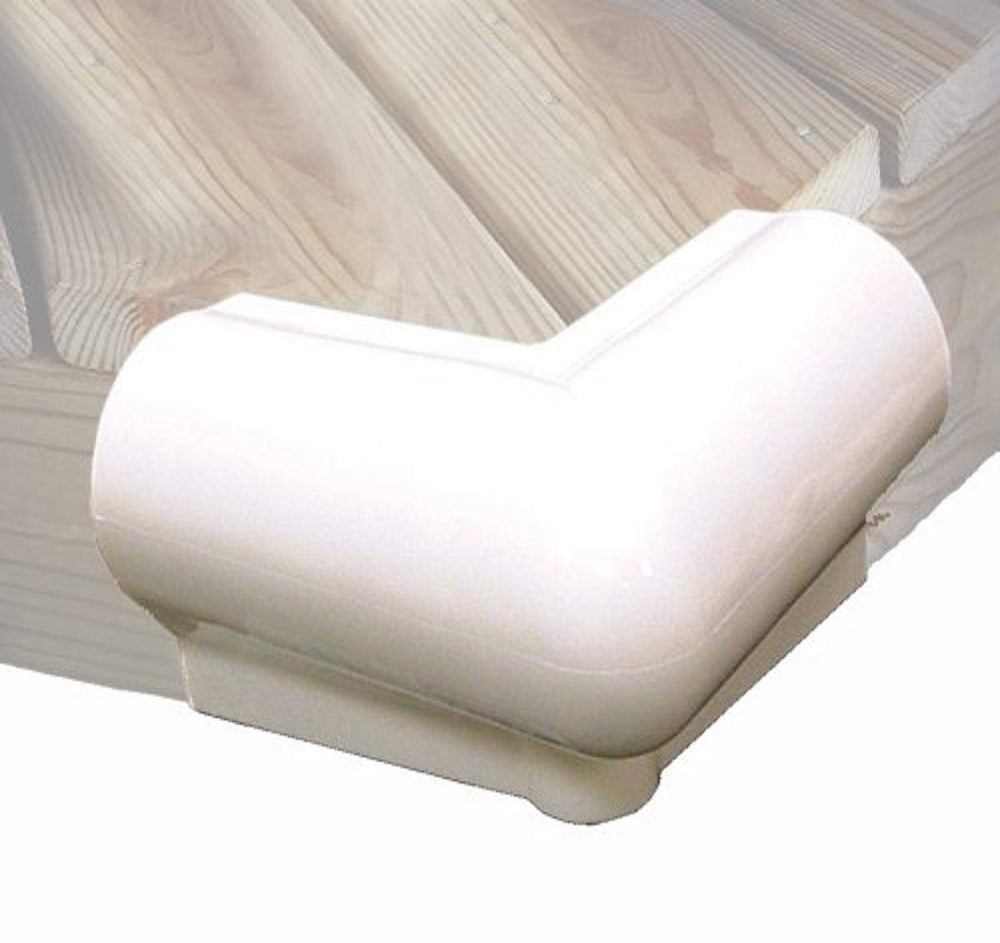 TaylorMade 90-degree dock corner bumper in white protects boat edges during docking.