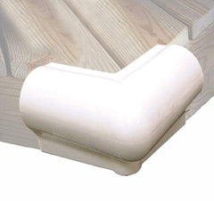 TaylorMade 90-degree dock corner bumper in white protects boat edges during docking.
