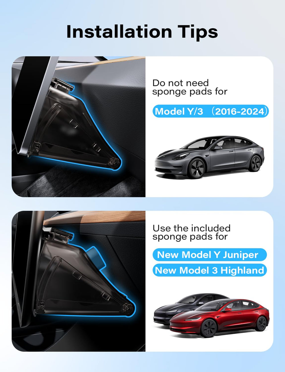 TAZENI large capacity storage for Model 3 and Model Y